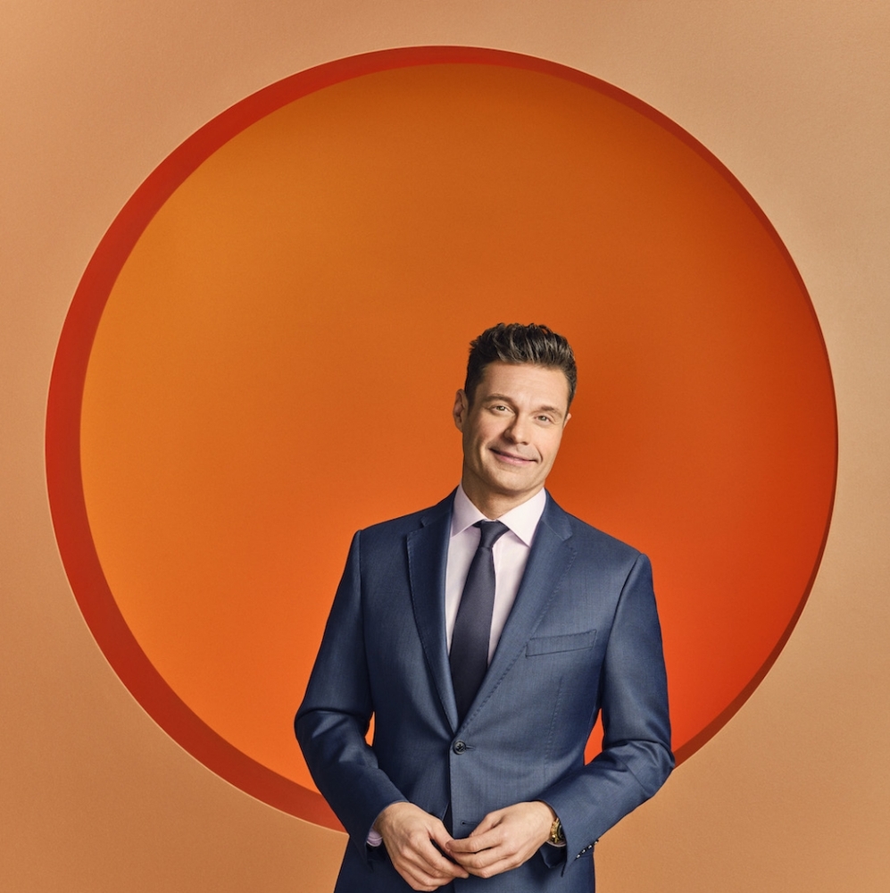 Ryan Seacrest host American Idol Reality tv show Distinction Silk tie collection